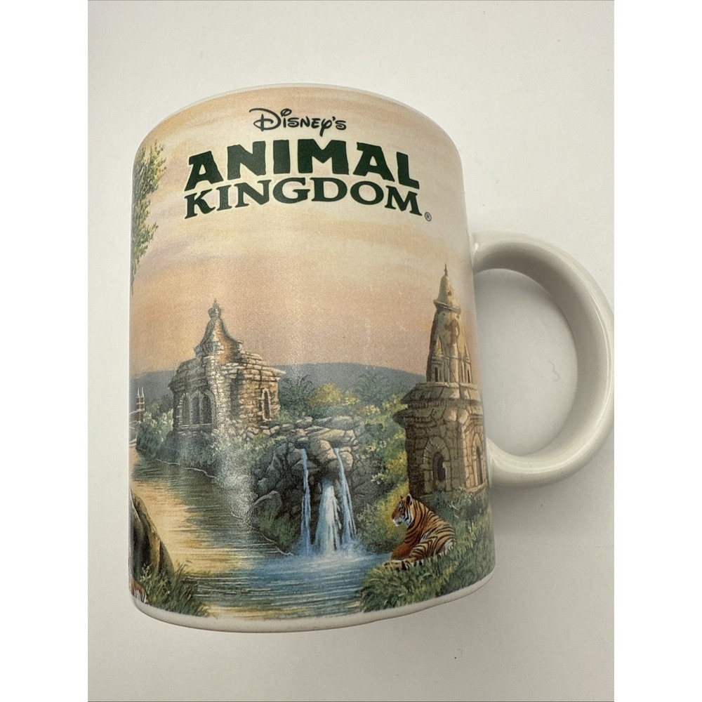 Disney Animal Kingdom Mug Clive Kay Artwork Wildlife Theme Park Souvenir